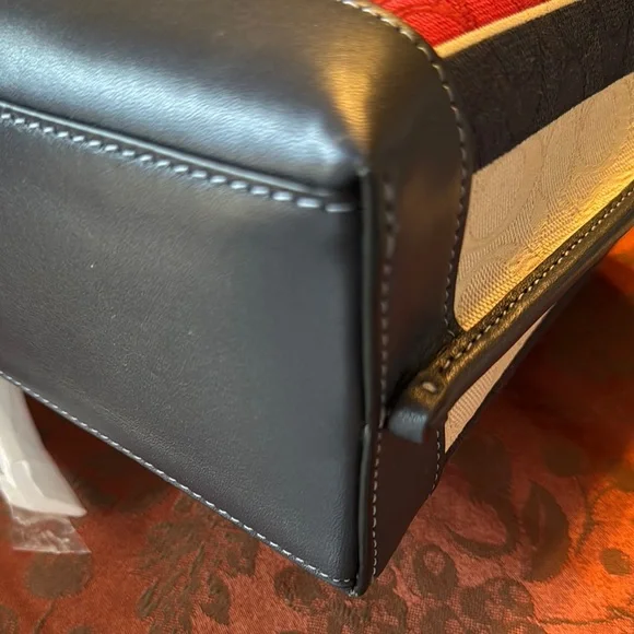 Coach Multicolor Striped Women's Bag - Picture 7 of 16